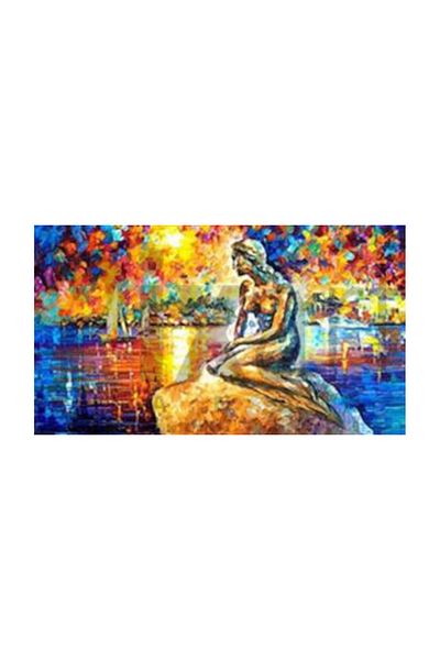 pixartsanat Leonid Aafremov Style Mermaid Pixart Art Diamond Mosaic Painting Diamond Turkey 70*40