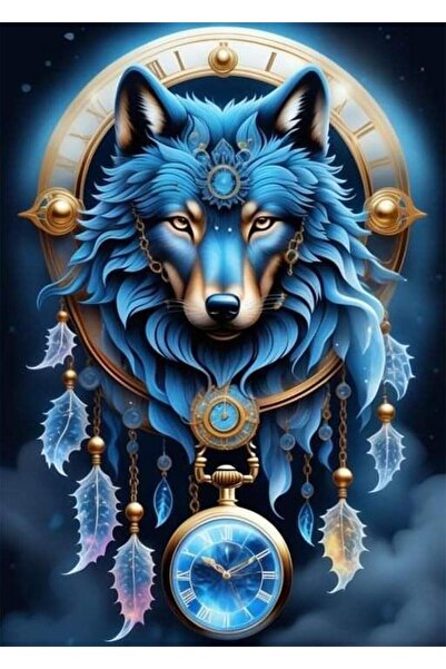 pixartsanat Offito Wolf PixArt Sanat Mozaik Tablo 40x60