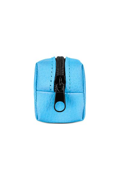 Gözde Proje Faux Leather Light Blue Pencil Case