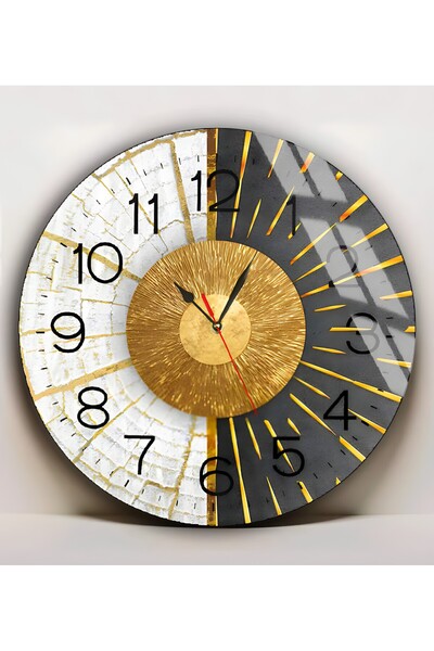 Harikabirev HARİKABİREV | PIECE DE STICLA (CEAS) NEGRU CULOARE AURIE TABLOR A...