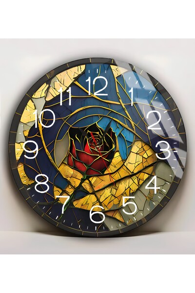 Harikabirev HARİKABİREV | PIECE DE STICLA (CEAS) ALBASTRU ÎNCHIS ROȘU MARO AU...