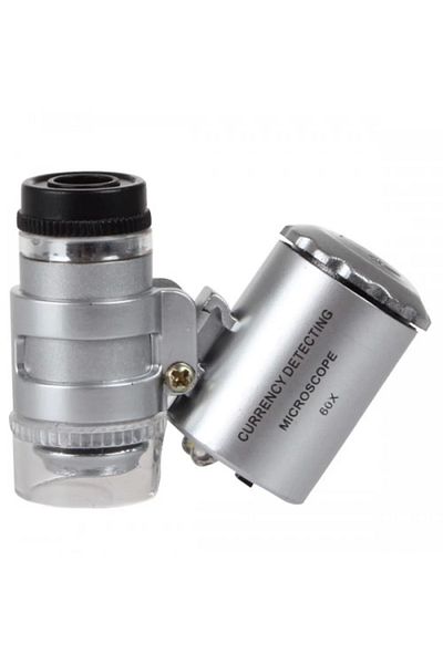 Belle Fusion Lens Microscope with Cover Compatible for Iphone5 Portable Mini Pocket Size Led Microscope No.9882Ip5Ii