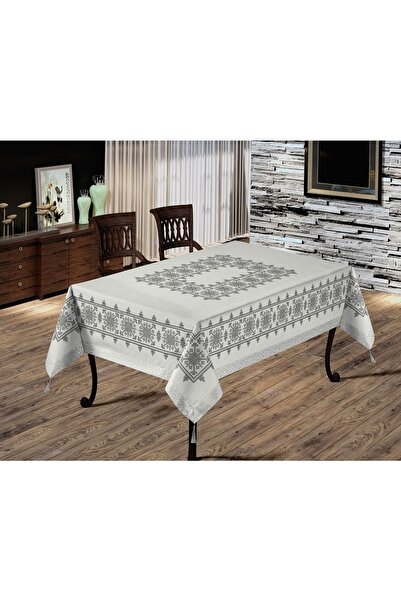 yok yok evim eve dair her şey مفرش طاولة عتيق سهل التنظيف ومقاوم للبقع