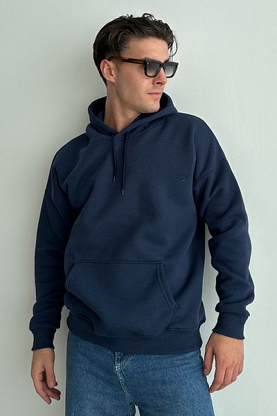 zunop Мъжки суитшърт с качулка Oversize