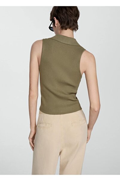 MANGO Woman knitted Blouse - Buttoned Design