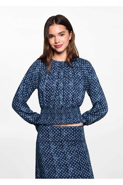 Mango Teen Fustă midi cu model