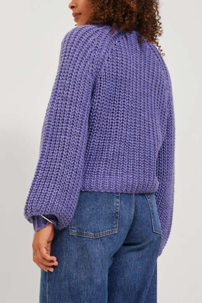 JJXX Turtleneck Knitted Purple Women's Sweater 12213689