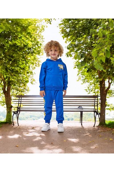 LİTTLE ANGELS Hooded Boy Tracksuit Set