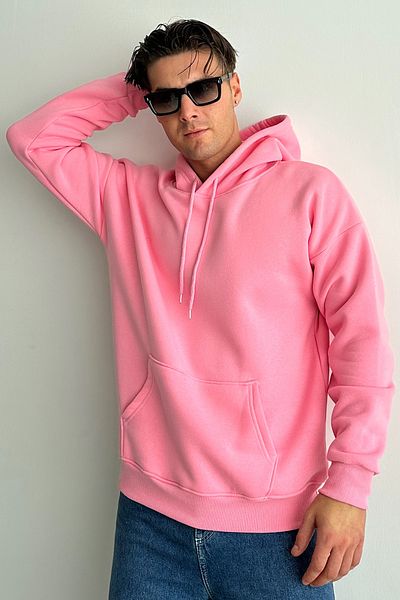 zunop Ανδρικό φούτερ με κουκούλα Oversize