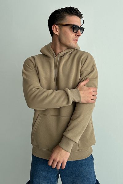 zunop Мъжки суитшърт с качулка Oversize