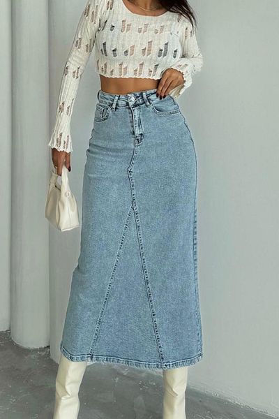 SB MİŞA Fusta de blugi lungi Snowshoe