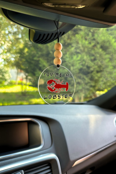 lusidadesign Friends Dizisi You’re My Lobster Tasarımlı Dikiz Aynası Süsü Hed...