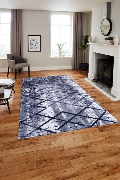 Napoli Home Baskılı Modern Çizgili Desen Yıkanabilir Kaymaz Taban Yolluk Mutf...