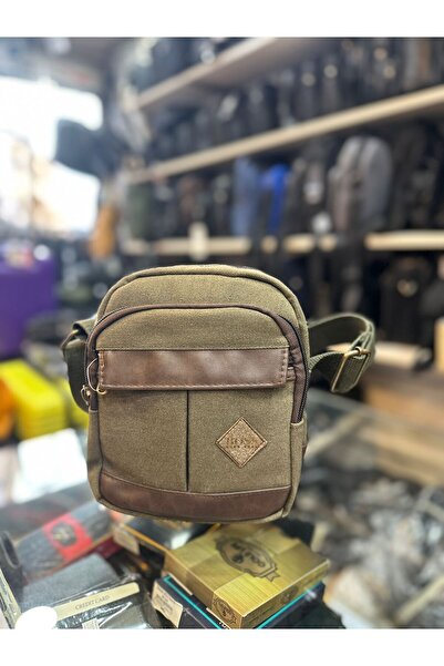 Trg Polo Haki Ön Cepli Ayarlanabilir Çapraz Askılı Unisex Omuz Çantası