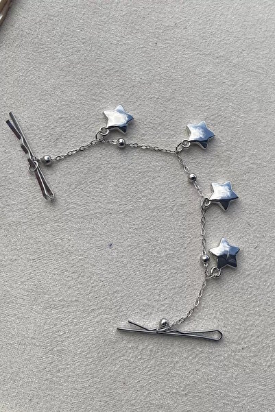 CAŞ DEKORASYON Cataramă din sârmă legănată cu stea de culoare argintie