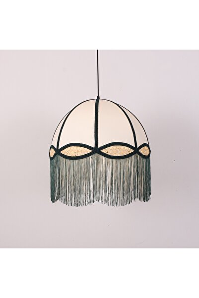 Mylamp Hayal 45x55 cm Doğal Hazeran ve Keten Kumaş Avize