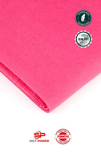 Self Power Fuchsia 100X100 cm Colorful Activity & Handcrafted Meter Felt