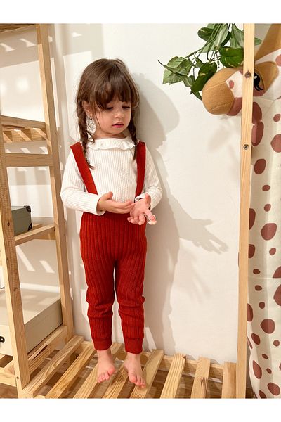 Babily Knitwear Baby Salopet - Flexible Unisex Front Strap