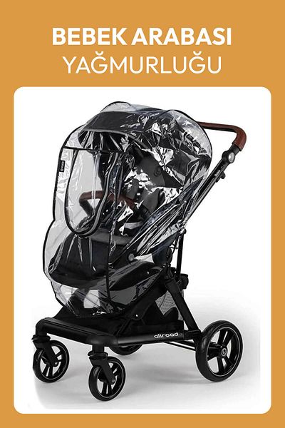 Hayveys Zippered Top Quality Baby Stroller Rain Cover