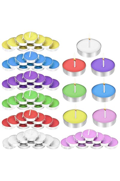 MUM Kırmızı Tealight 30 Adet Gül Kokulu Tealight