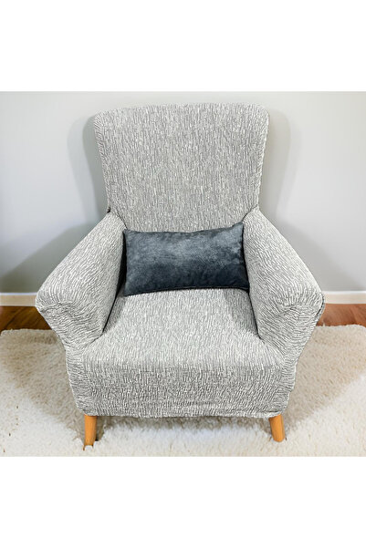 intil 1 bucată husă de scaun cu model de scoarță de copac jacquard