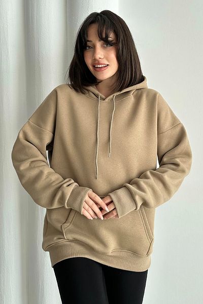 zunop Дамски суитшърт с качулка Oversize