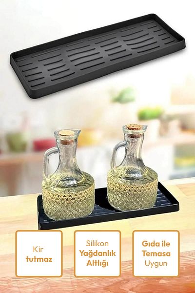 Hayveys Silicone Oil Pot Mat Multi-Purpose Tray Mat