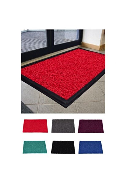 ÇAPAEV Dezenfektan Havuzlu Kauçuk Hijyen Paspas-kırmızı - 45 Cm X 70 Cm