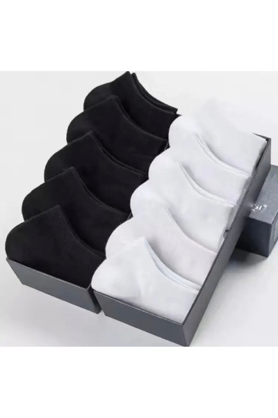 Çorap Kurdu Gazdaságos csomag 5 fekete és 5 fehér cipózokniból
