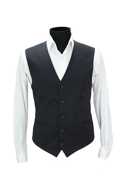 MENTOR REGALO Men's Vest V Neck Anthracite 50624