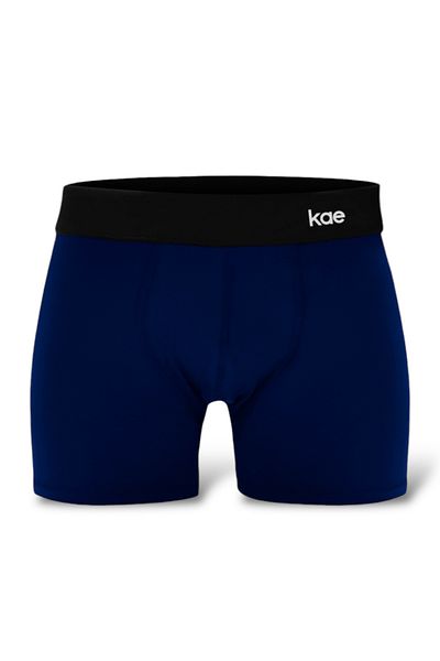 KaeLaurean Men's Boxers - Navy Blue Lycra