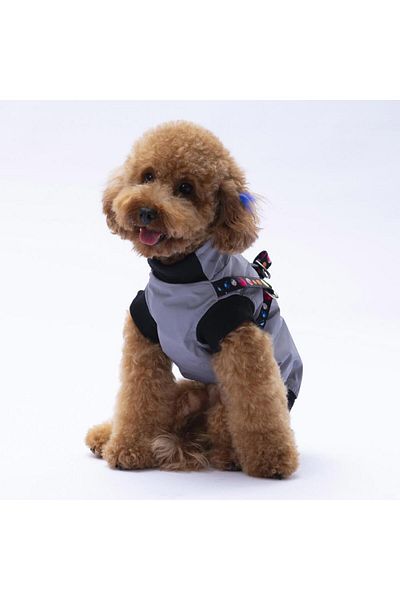 Pawstar Grey Nuuk Vest Dog Vest Dog Clothing Dog Raincoat
