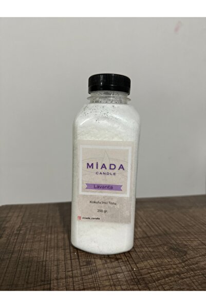 Lavender Scented Pearl Powder Candle Special Bottled Wick Gift Infinity Candle 250gr.
