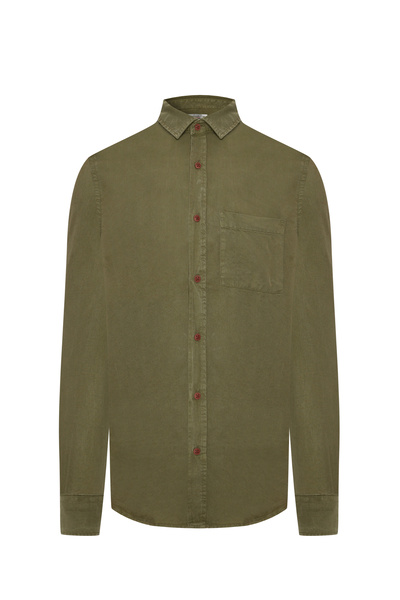 Mudo REGULAR FIT TEK CEPLİ UZUN KOLLU GÖMLEK