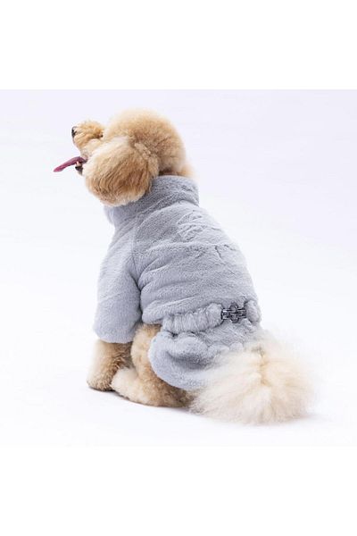Pawstar Grey Paris Jacket Cat Dog Jacket Cat Dog Outfit Cat Dog Dress