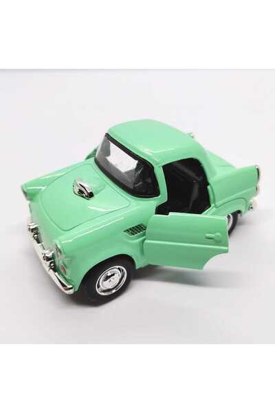 Daily Bazaar Diecast Metal Oyuncak Klasik Yeşil Araba Çek Bırak Model Araba 1...