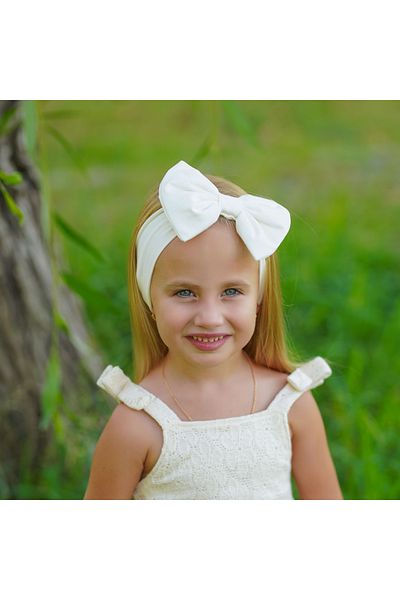 Babygiz Ultra-Light and Stretchy Cotton Combed Hair Band for Girl - Non-Slip and Anti-Sweat