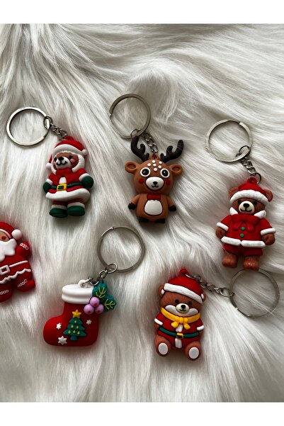 womistore Yılbaşı Temalı Anahtarlık (Rastgele 1 Model Gönderilir)