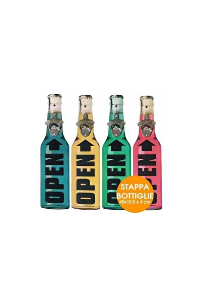 ev dekor öneri Bottle Opener Made of Wood and Metal-Pink