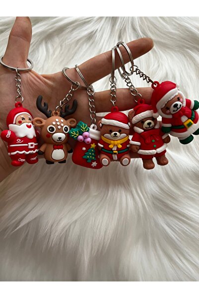 womistore Yılbaşı Temalı Anahtarlık (Rastgele 1 Model Gönderilir)