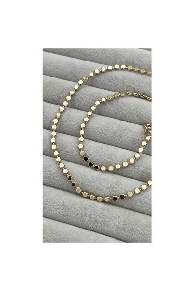 ParlaTakıAksesuar Vip Çelik Ezme Zincir 14 Ayar Altın Renk