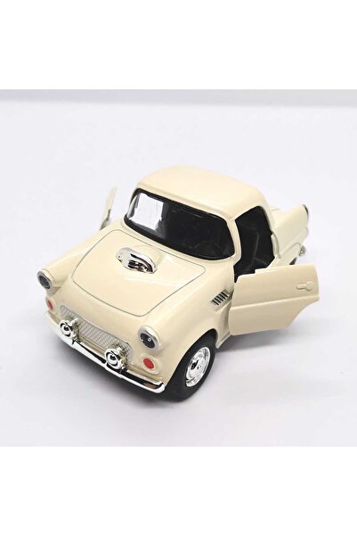 Daily Bazaar Diecast Metal Oyuncak Klasik Krem Araba Çek Bırak Model Araba 1:...