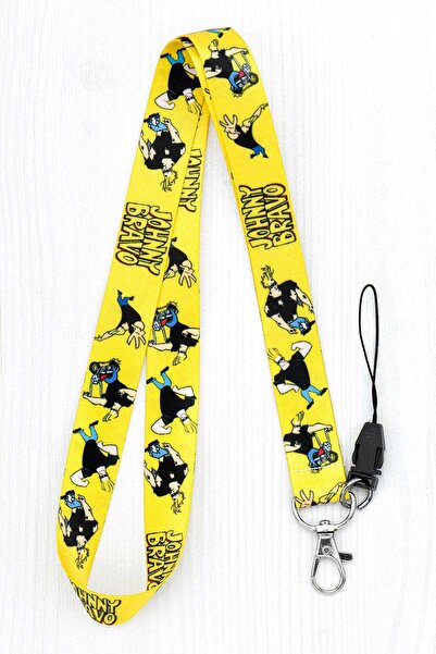 Apptakı Karakter Desenli Yaka Kartı Boyun Askı İpi Telefon Askı İpi - ASK0092
