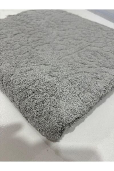 KAYABEY Γκρι Extra Soft 100% βαμβακερή πετσέτα μπάνιου και θαλάσσης - 90x150 cm 700 gr