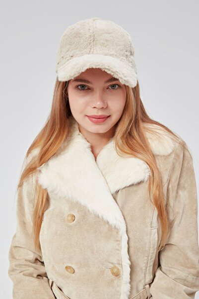 derikem Winter Furry Women's Plush Cap Hat Baseball Standard Hat