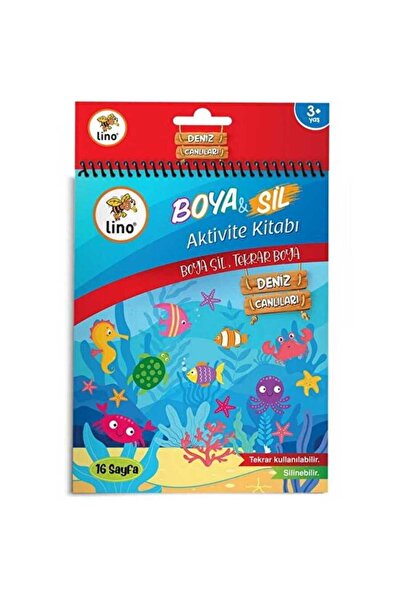 Lino Boya & Sil Aktivite Boyama Kitabı Denizaltı