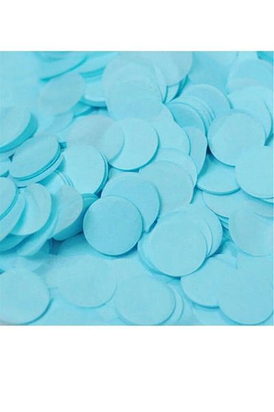 asöy 1 Pack Light Blue Transparent Balloon - Confetti Scale