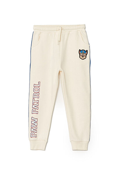 LC Waikiki Beige Elastic Waist Thick Paw Patrol Embroidered Boy's Jogger Swea...