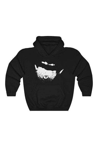 MAYDAY CULTURE Ken Carson Black Three Thread Raster Unisex Sweatshirt Loose Cut