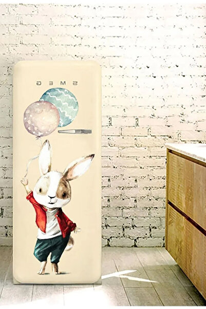 KT Decor Tiny Cute Balloon Rabbit Kids and Baby Room Wall Sticker